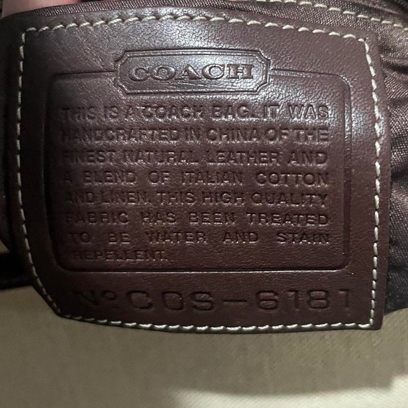 Coach COS-6181 Bleecker Canvas Mini Bag Shoulder - Picture 7 of 8